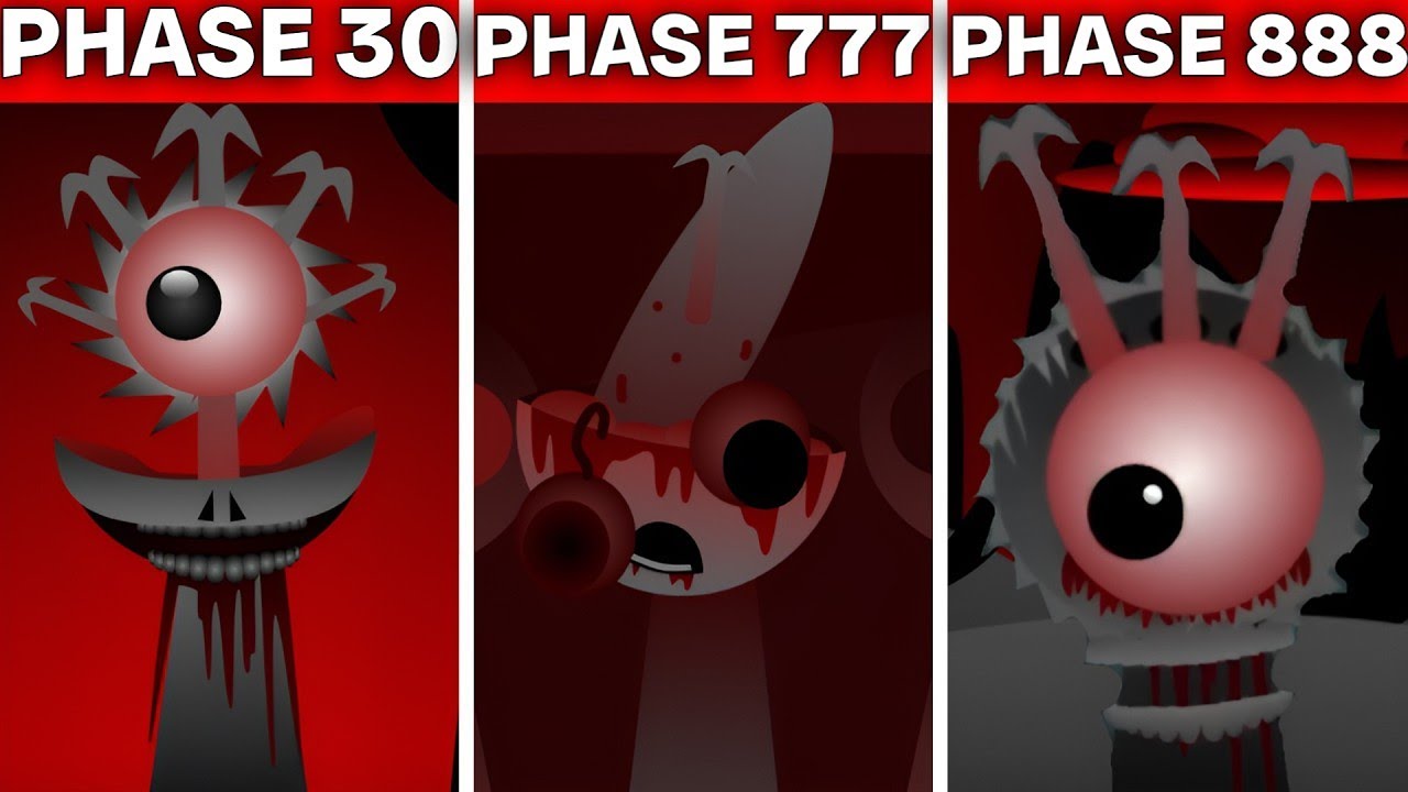 Incredibox Sprunki Phase 30 vs Sprunki Phase 777 vs Sprunki Phase 888! All Characters, Mix And Bonus