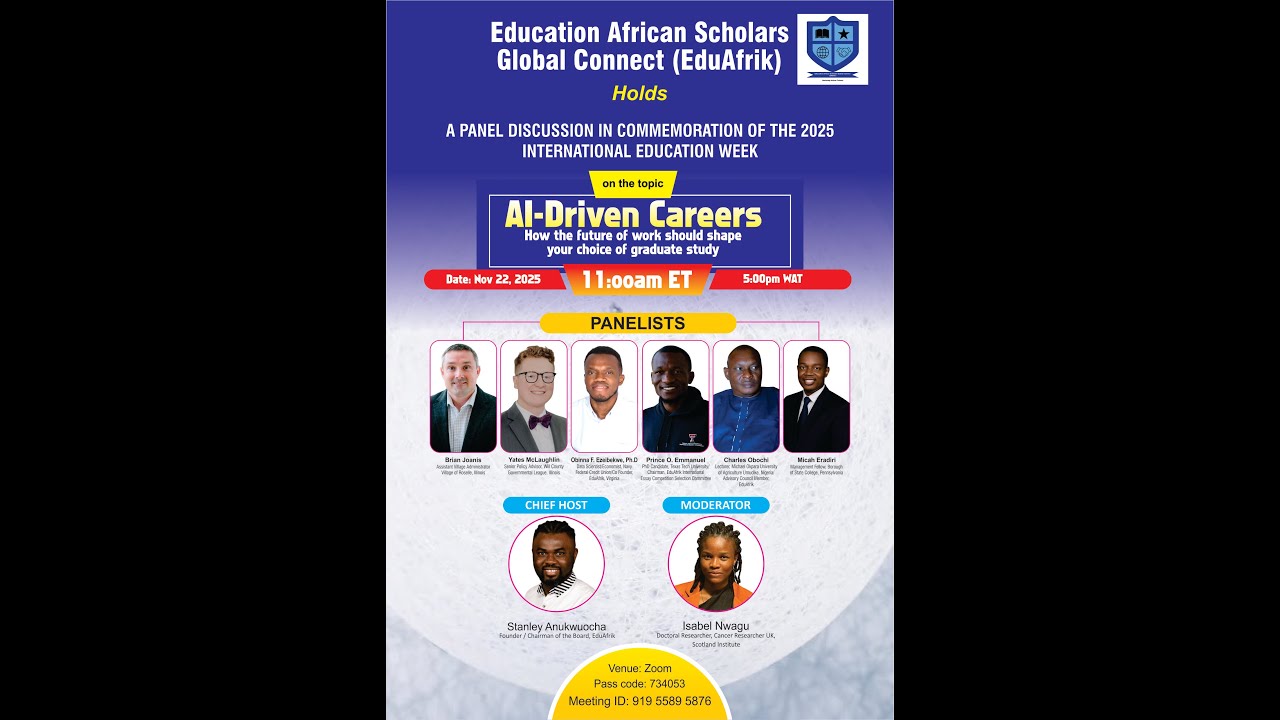 Panel Discussion AI Driven Careers How the future of work should shape your choice of gruduate study
