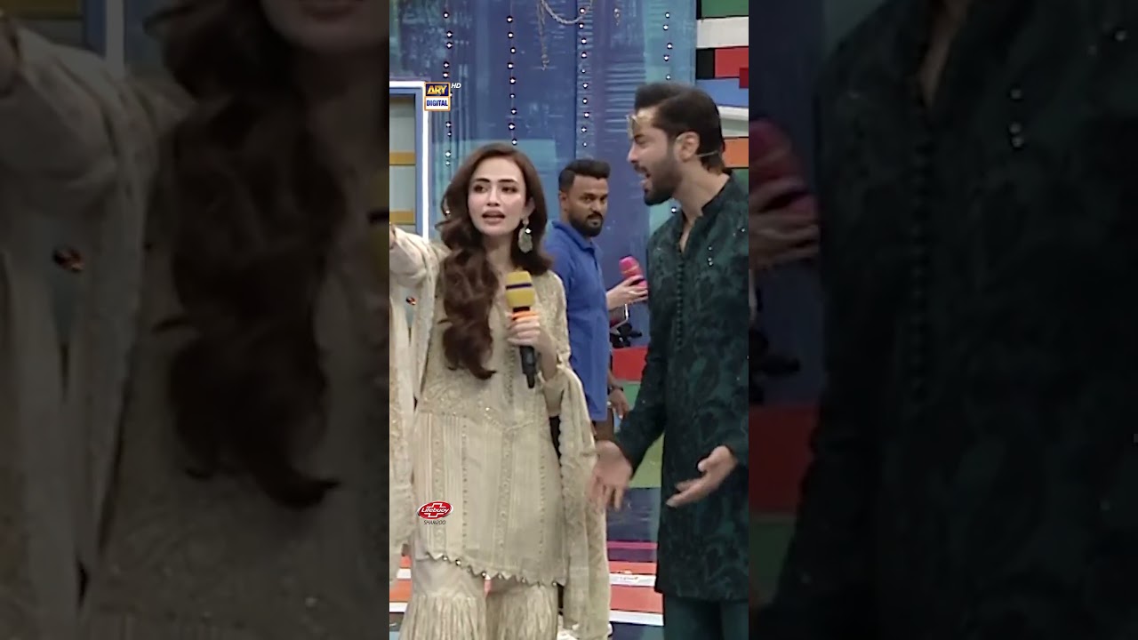 🤣 #jeetopakistanleague #fahadmustafa #sanajaved #shorts