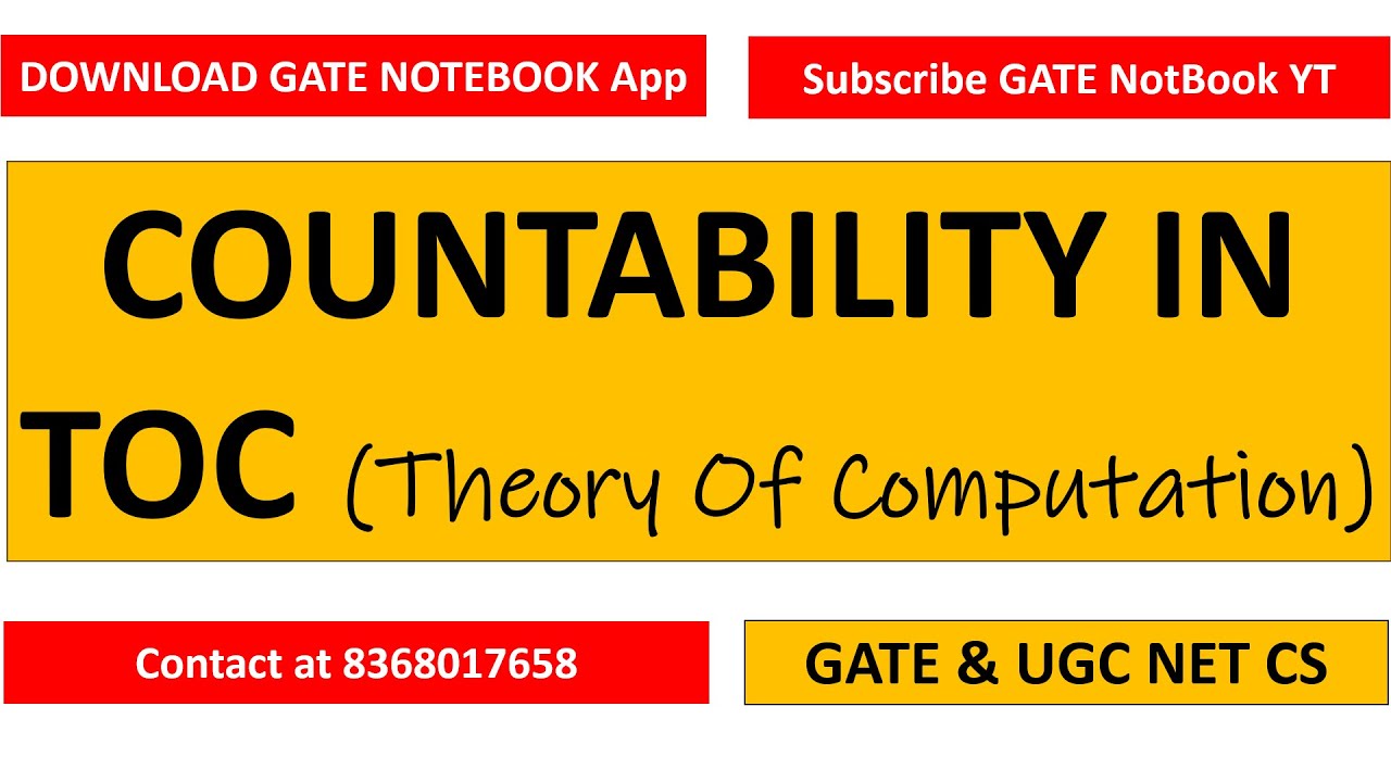 Countability in TOC | Ek Line Samjah lo .....Aage ki 10 Lines Apke Piche