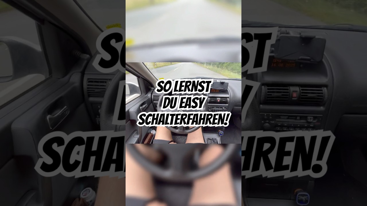 So LERNST Du easy das Schalterfahren #autotipps #fahrenlernen #schalter #autofahren #fahrschule