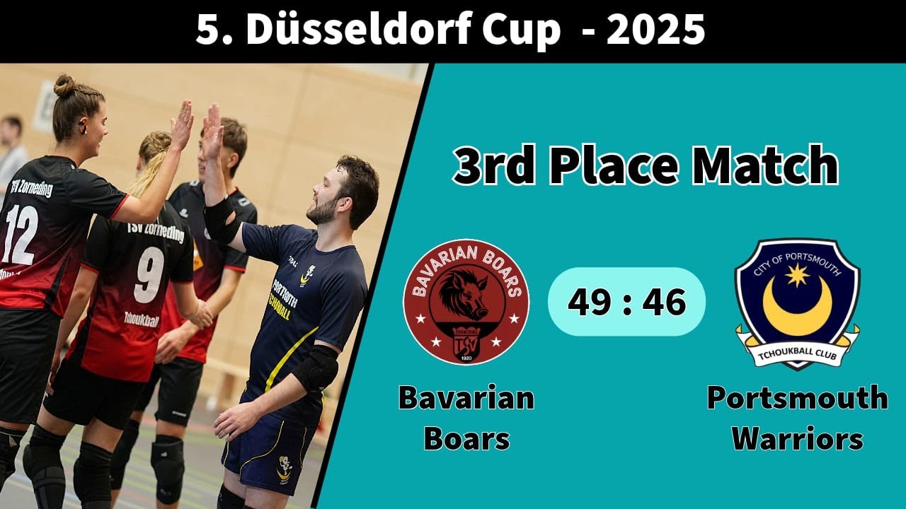 5. Düsseldorf Cup – 3rd Place Match – Bavarian Boars vs. Portsmouth Warriors - 49:46