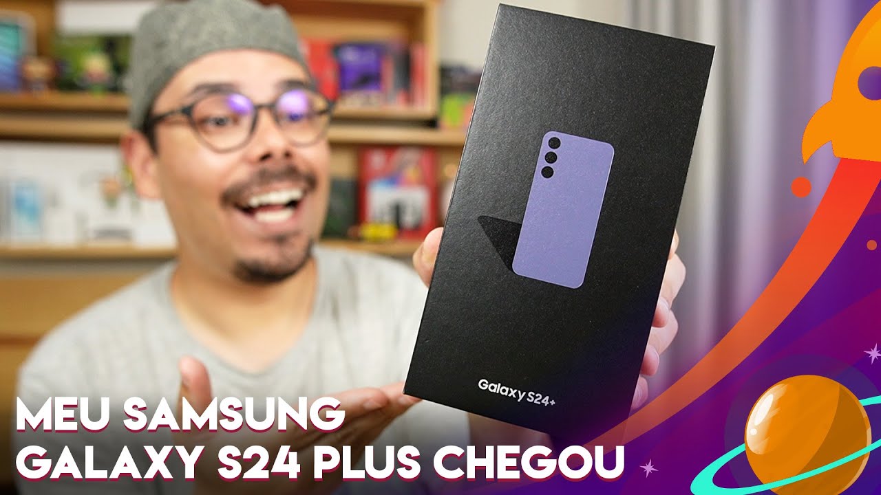 MEU NOVO SAMSUNG GALAXY S24 PLUS CHEGOU: O MELHOR SMARTPHONE COM IA DE 2024? (UNBOXING COMPLETO)