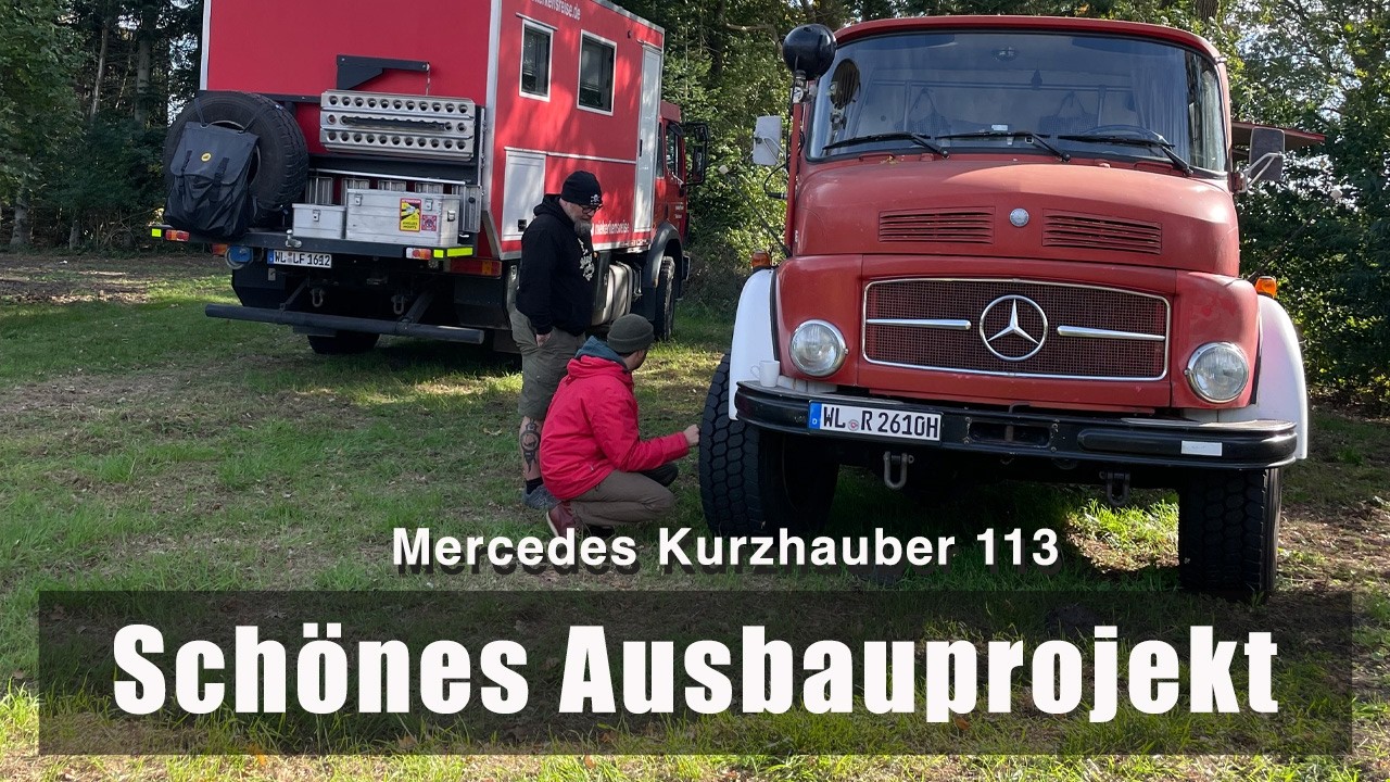 Kurzhauber 1113 &ndash; vom Feuerwehrfahrzeug zum Reisemobil-Projekt 🚒✨
