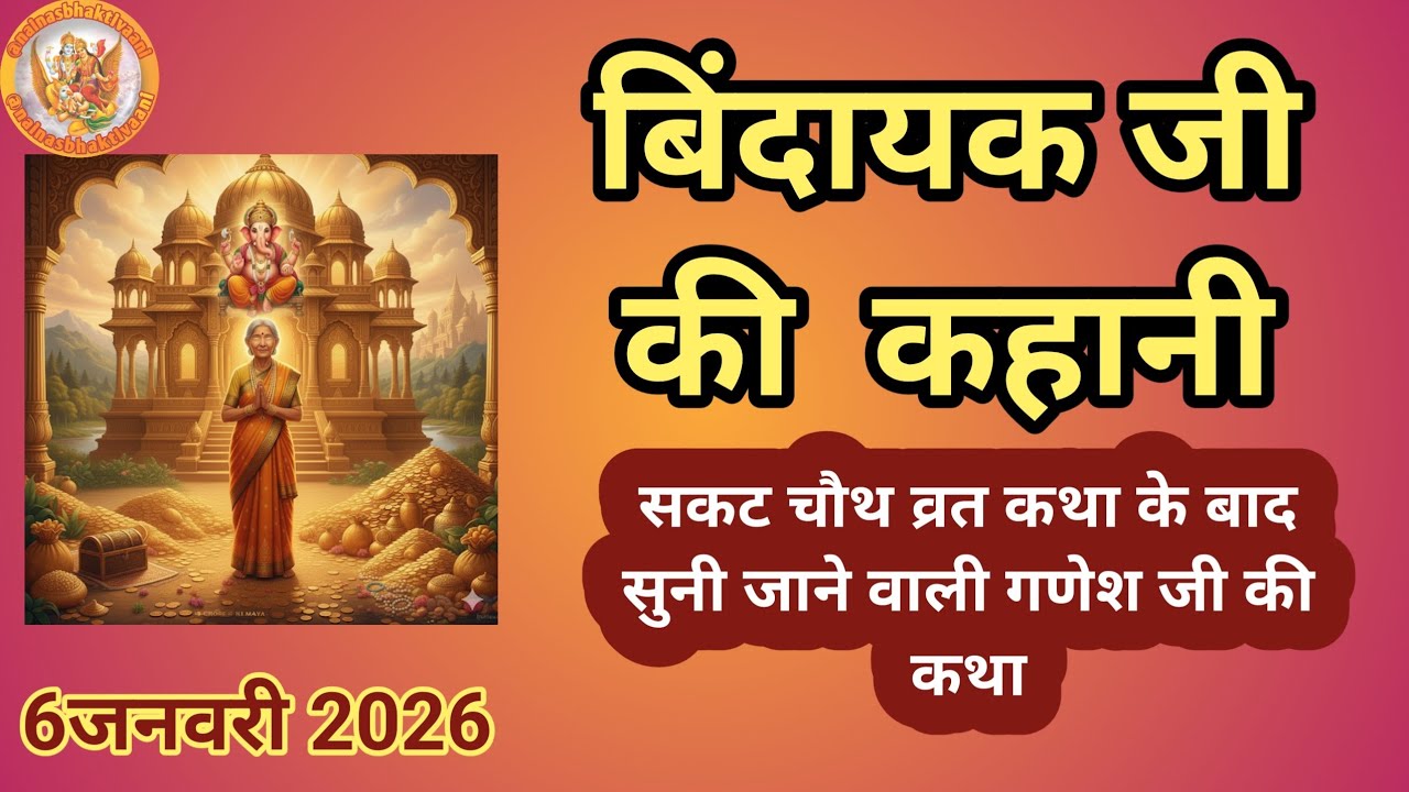 Sakat Chauth 2026:बिंदायक जी की चमत्कारी कहानी | Bindayak Ji Ki Kahani | Vinayak Ji Ki Sampurn Katha