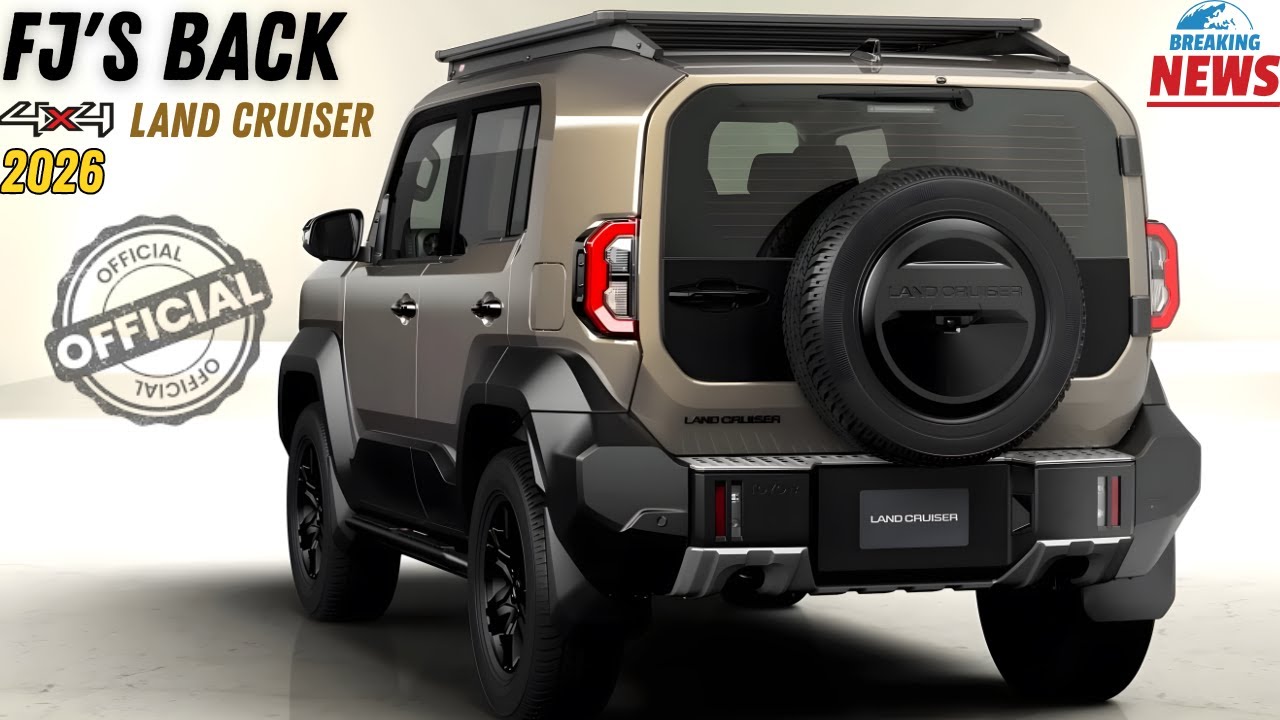2026 Toyota Land Cruiser FJ Revealed to the World -The Icon Returns!
