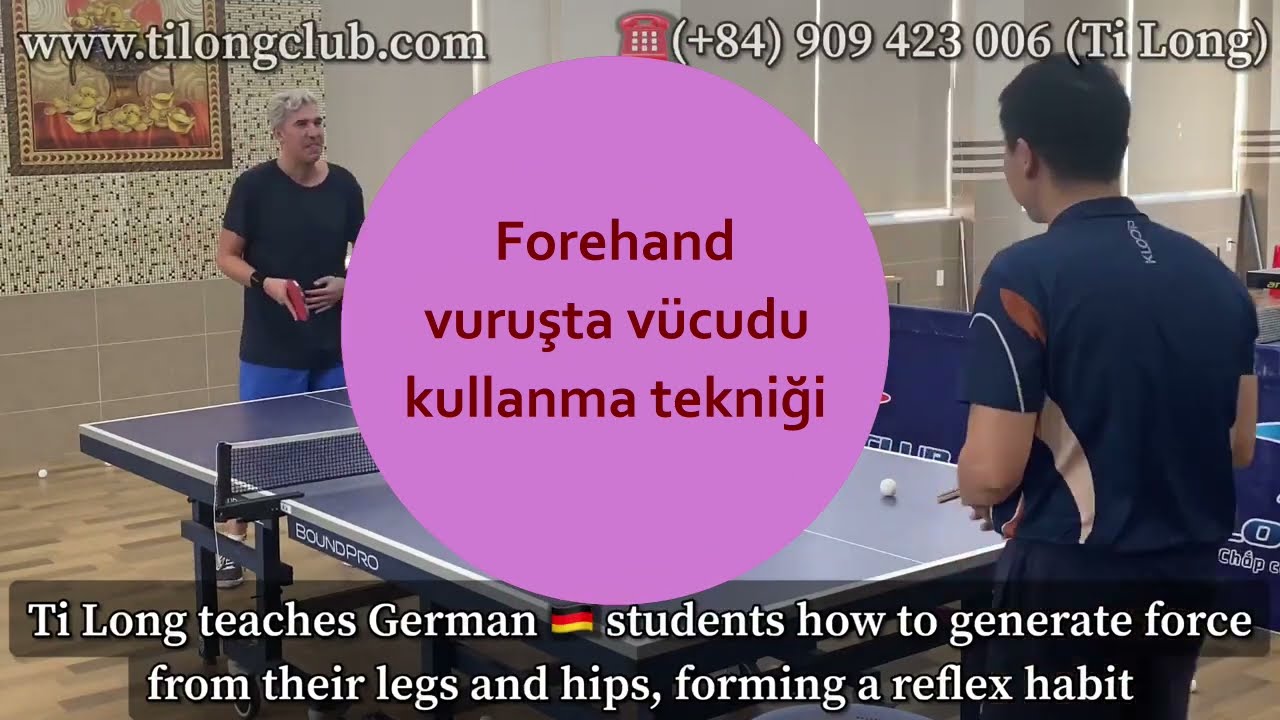 forehand vuruş anında vücudu kullanma tekniği