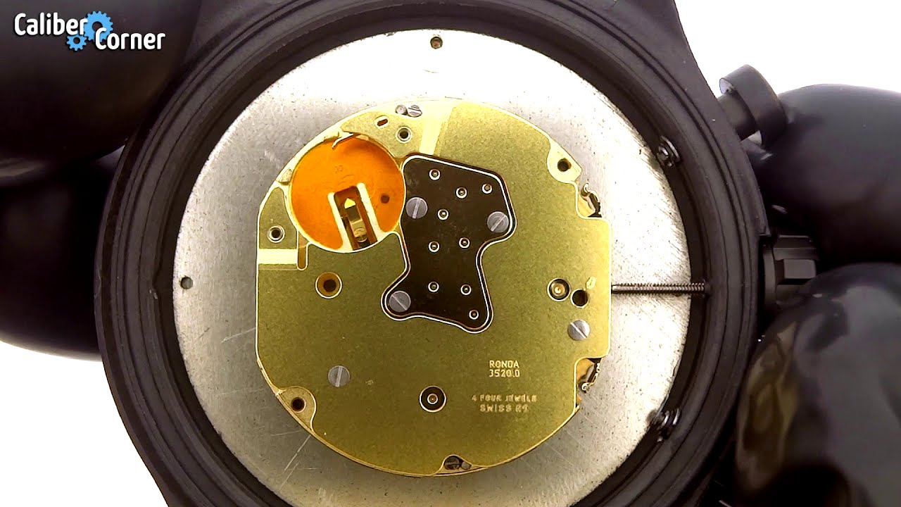 Ronda Caliber 3520.D Swiss Made Quartz Chronograph Movement