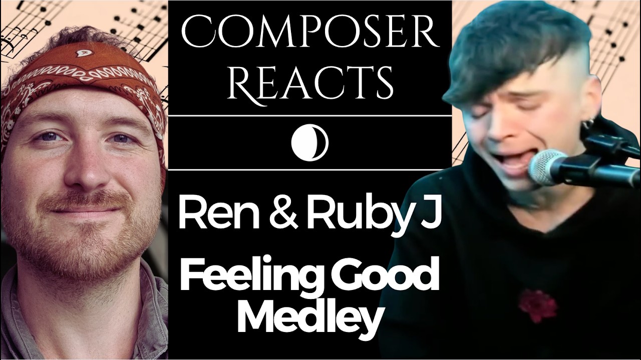 Composer Reacts to Ren & Ruby J - 'Feeling Good Medley' - Live on Ren Twitch Stream - Nov 2022