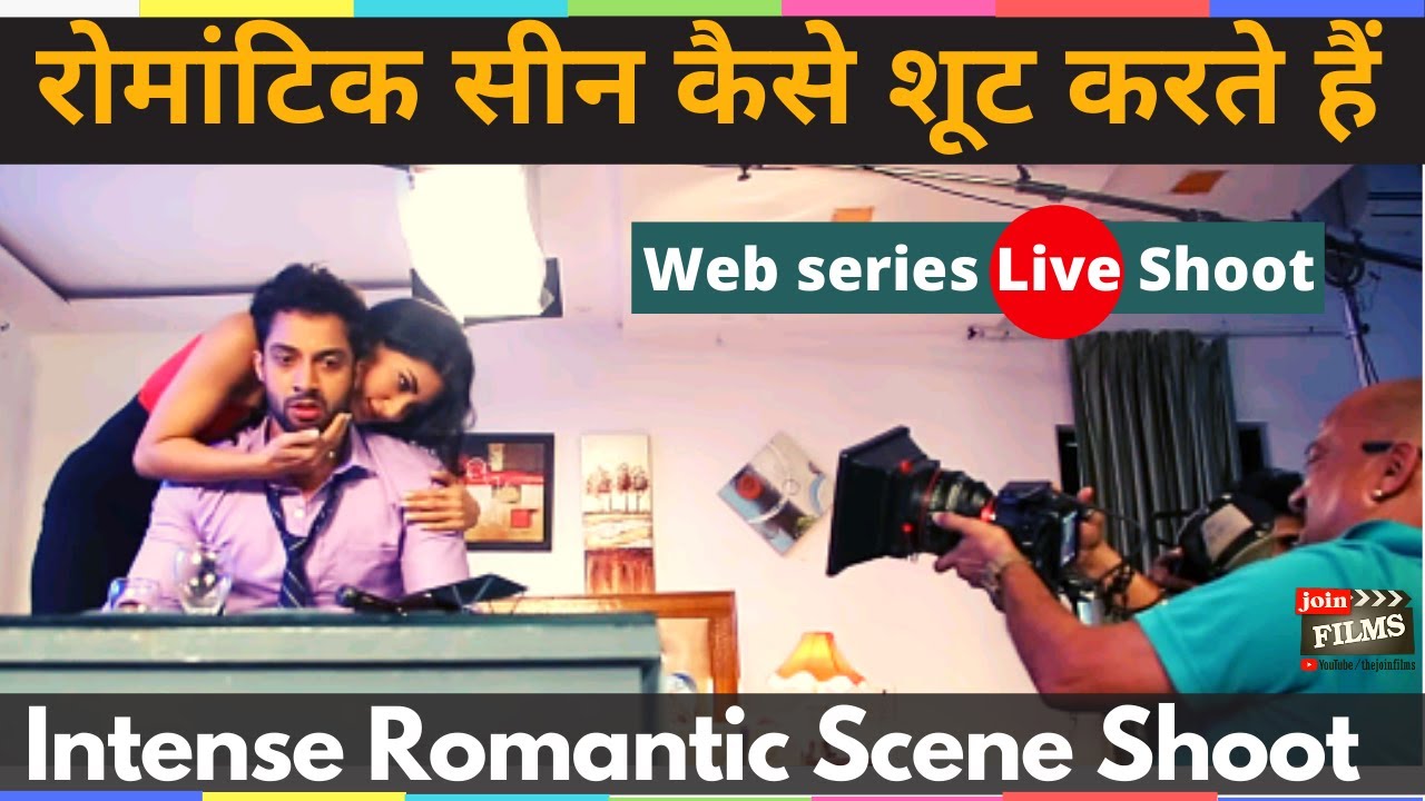 ROMANTIC scene -Challenges of shooting  - LIVE SHOOTING | #FilmyFunday | Joinfilms