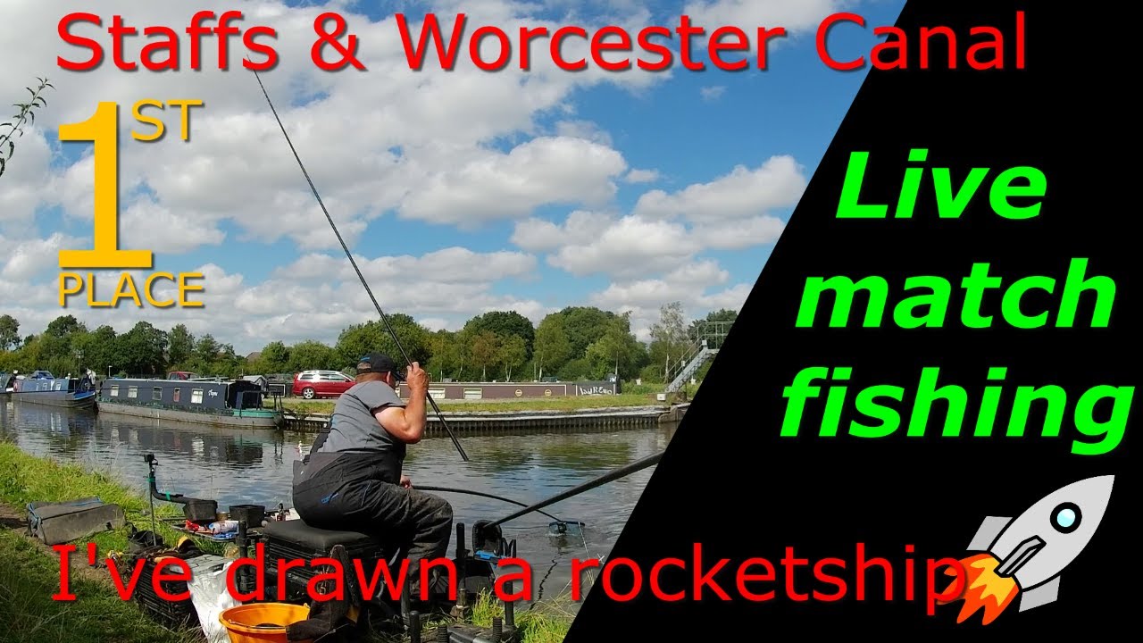 I've drawn a rocket ship peg/Live match fishing/Staffs & Worcester Canal