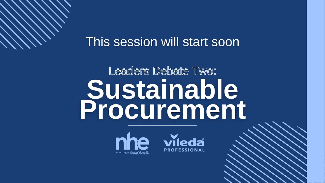 Net Zero - Leaders Debate Two: Sustainable Procurement