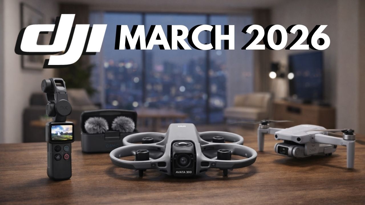 Утечки информации о линейке DJI на март 2026 года: Avata 360, Pocket 4 и многое другое!