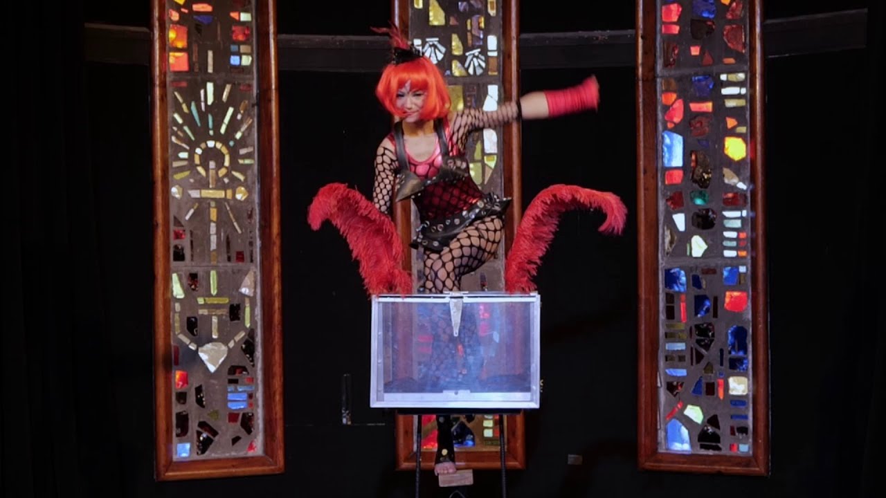 Numéro de Boîte à contorsion / bulbulum circus /agathe esclapes