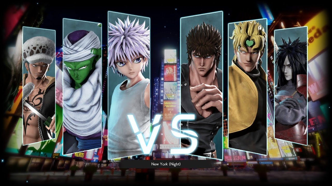 Jump Force's Fight 59 (Killua, Piccolo & Law vs Kenshiro, Dio & Uchiha Madara)