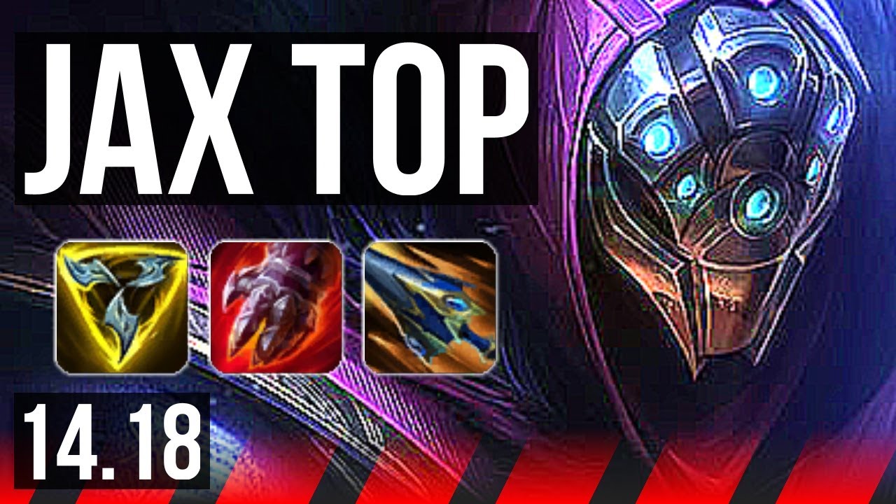 JAX vs GAREN (TOP) | 8 solo kills, 2000+ games, 20/3/7, Godlike, 35k DMG | NA Master | 14.18