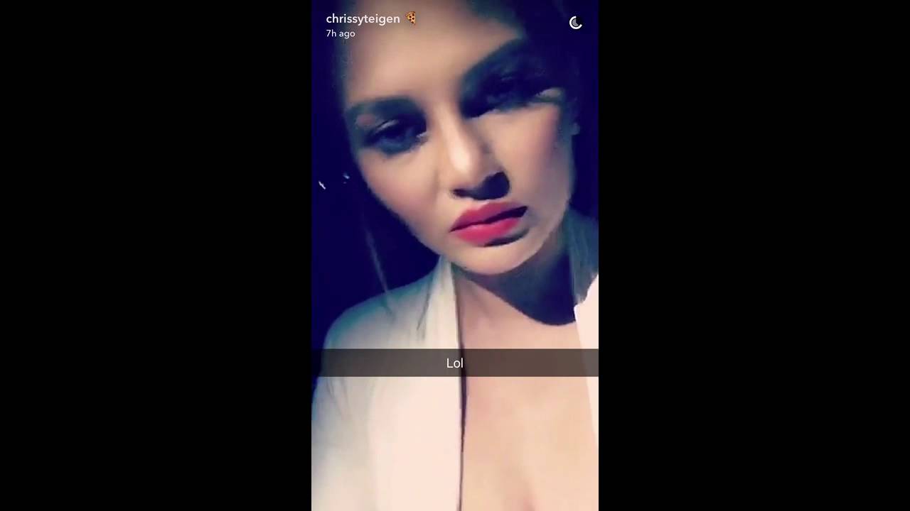 Chrissy Teigen Gets The Hiccups