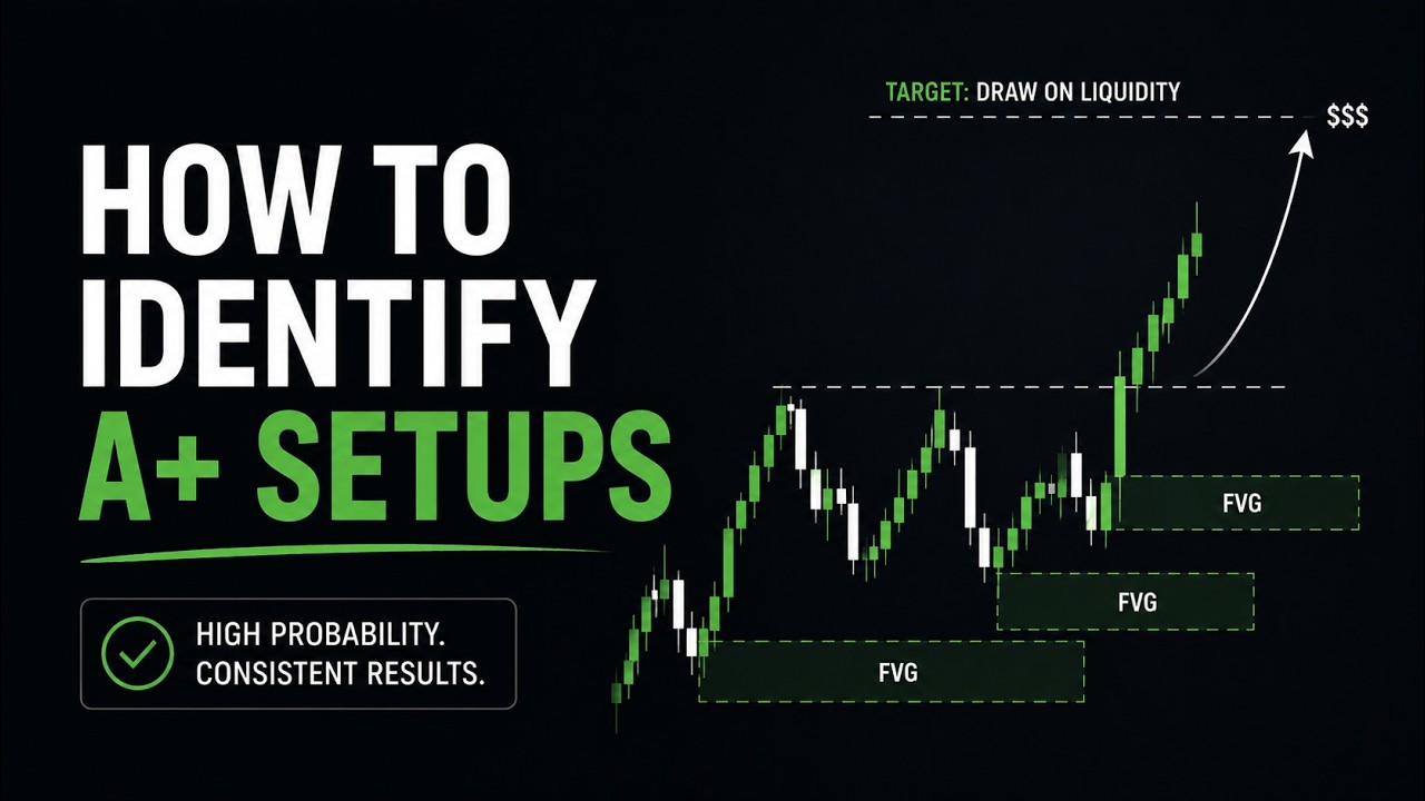 How to identify A plus setups for the HIGHEST win rate.