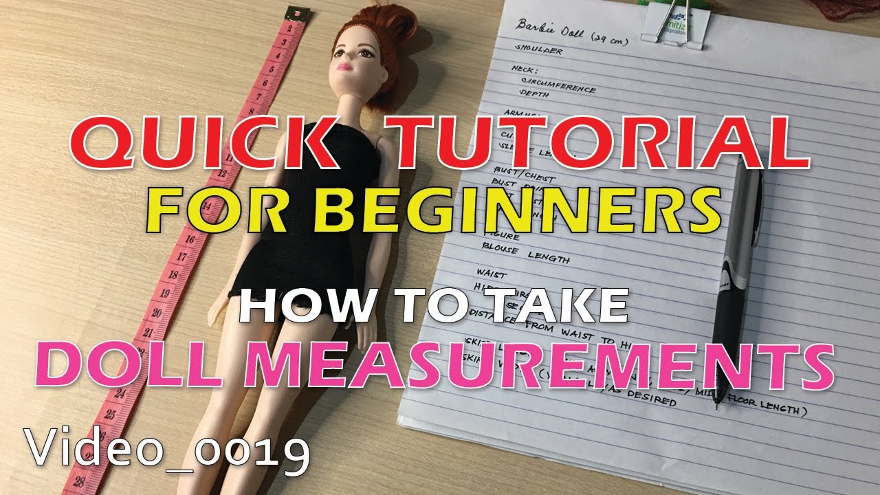 How to Take Barbie Doll Measurements [for Beginners]