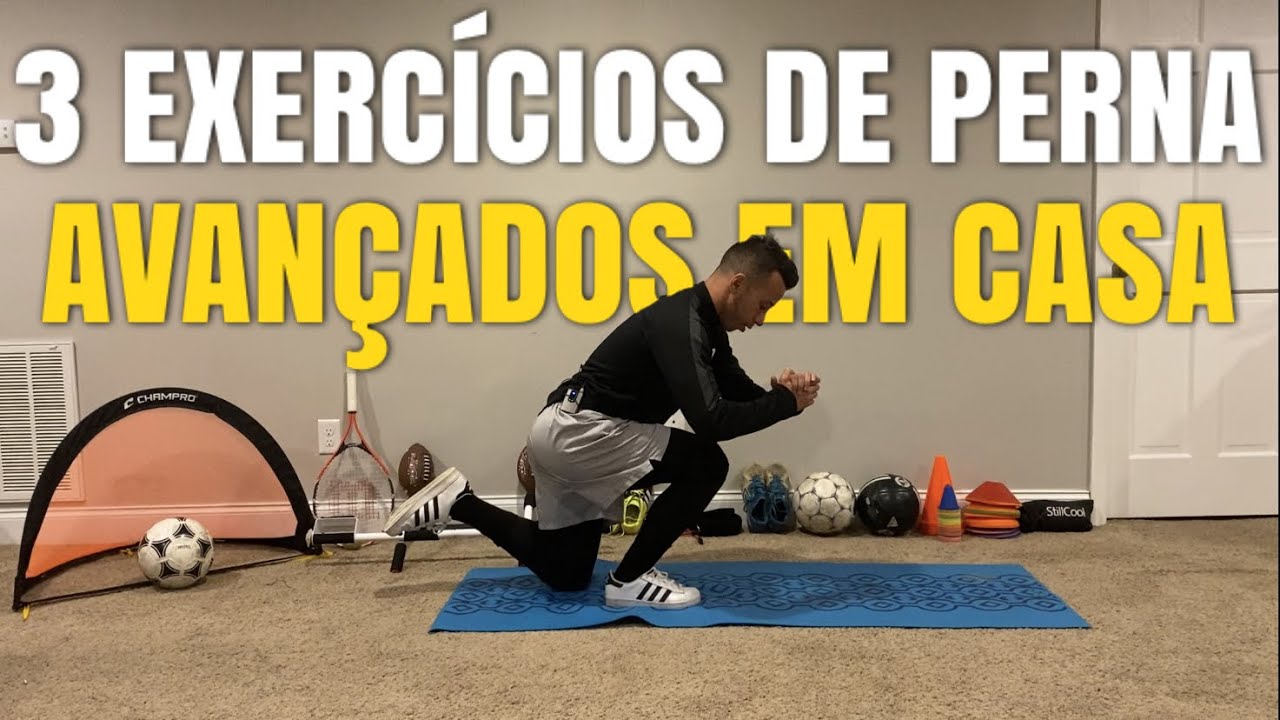 3 EXERCÍCIOS AVANÇADOS DE PERNA SEM ACADEMIA! | Projeto Adama Ep.14