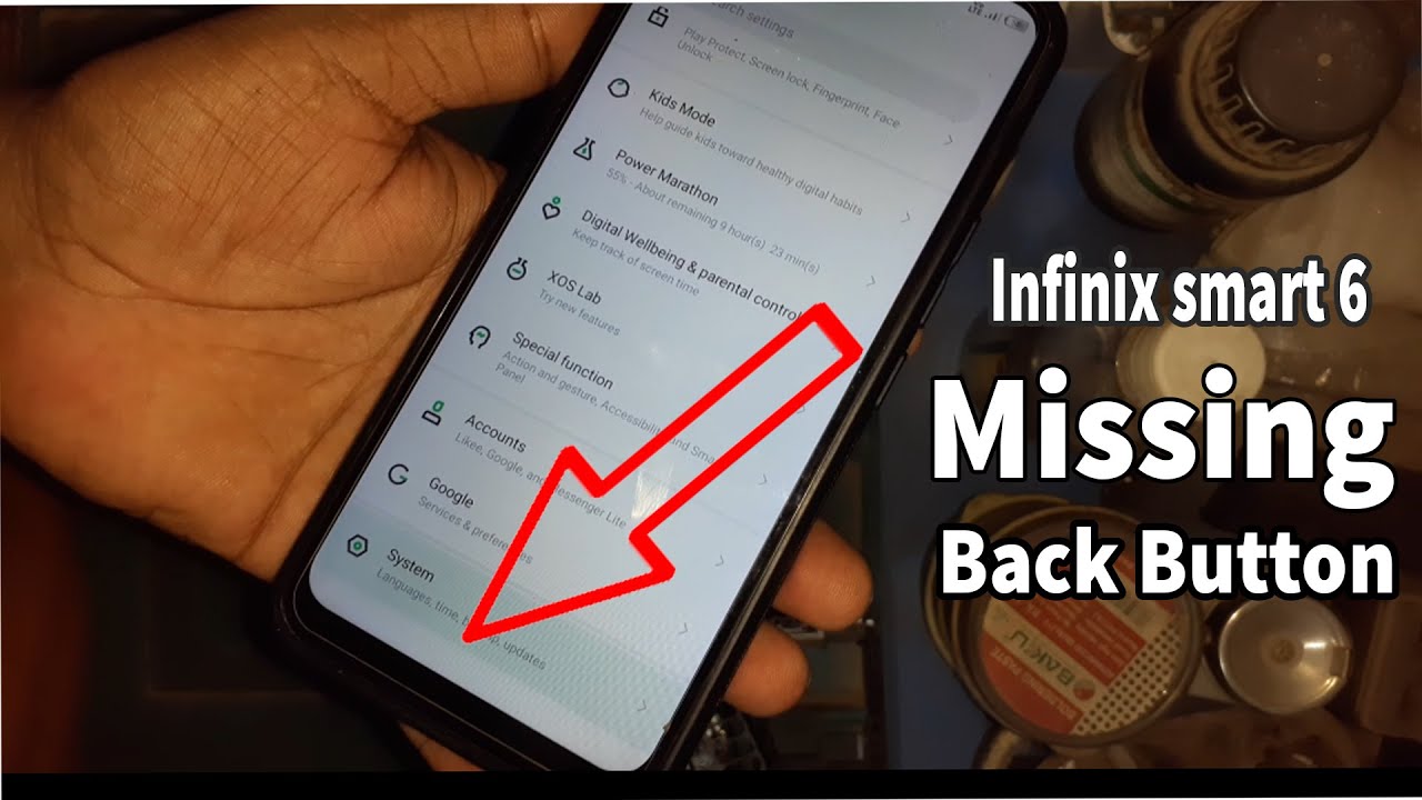 Infinix smart 6 change navigation bar, Missing Navigation bar infinix smart 6, How To Change