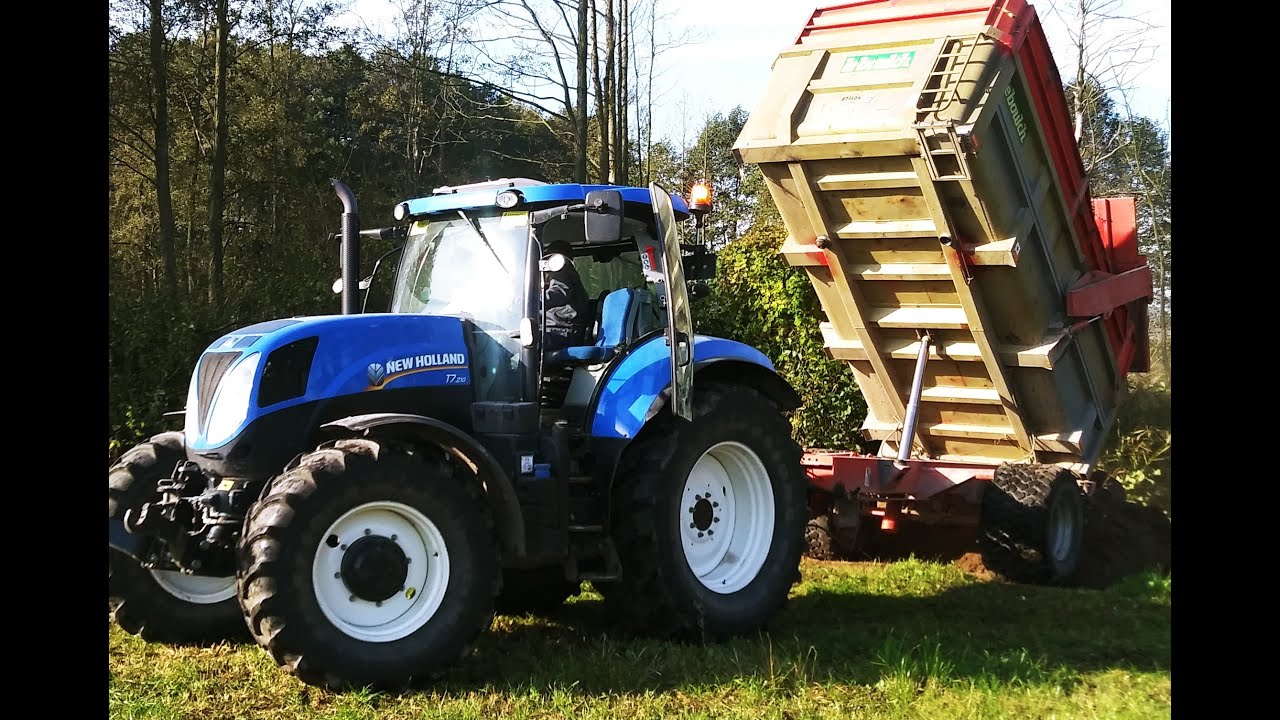 Wywóz ziemi NH T7 & Leboulch