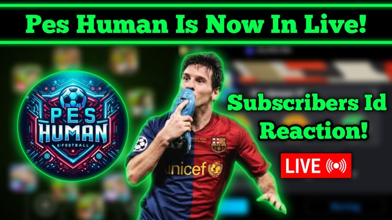 🔴 আসো একসাথে Id Reaction করি!
⚽ PES Human Live | eFootball Live