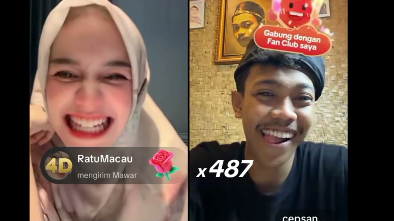 Kisah cinta neng Ririn,kalau sudah live bareng bikin semua orang baper#ririn #cepsanud #drama 