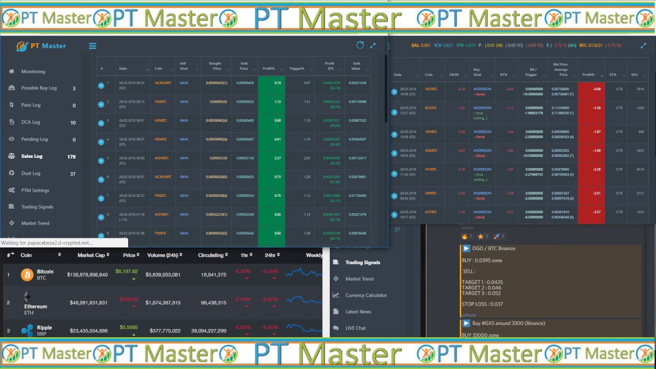 PROFIT TRAILER MASTER - The new Profit Trailer add-on !!!
