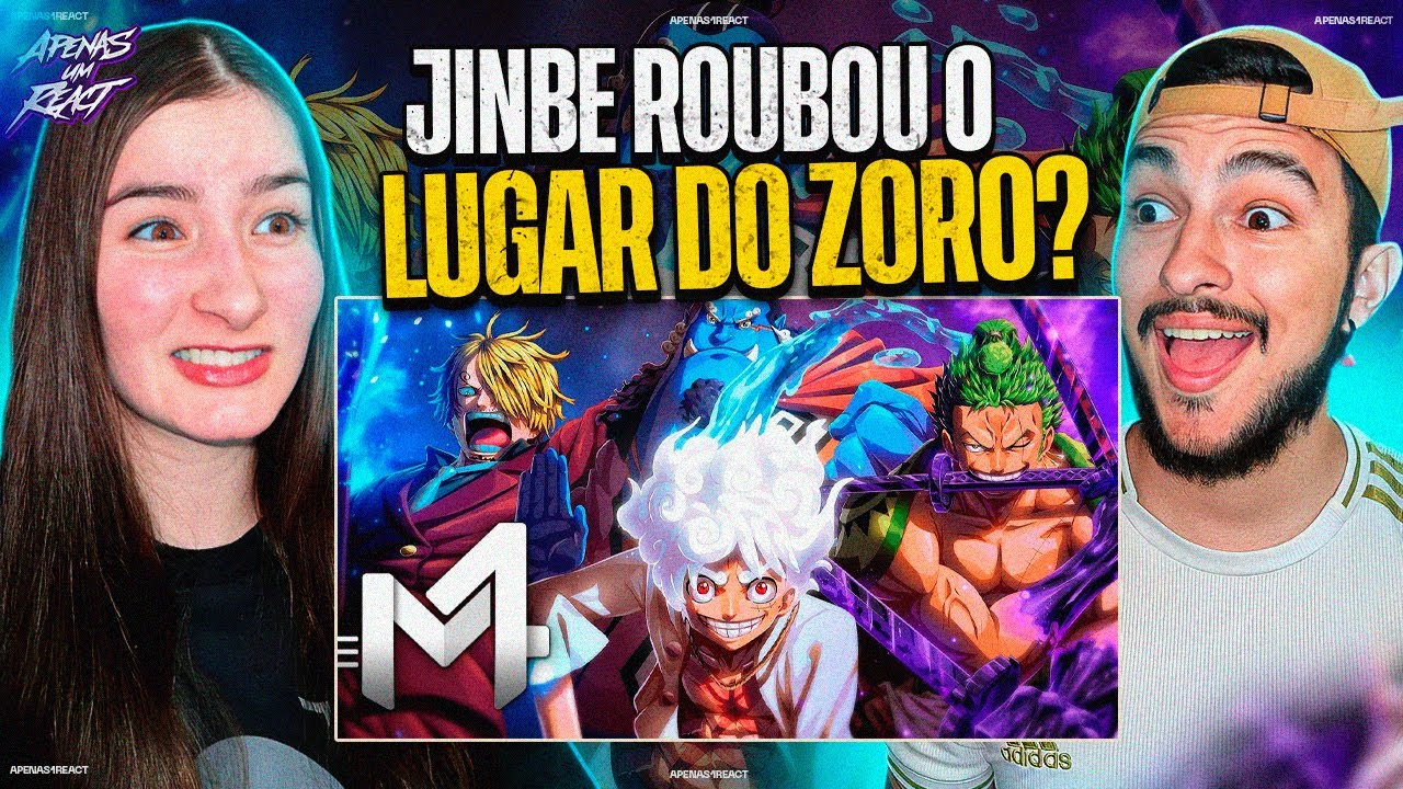 Apenas um react | Luffy, Zoro, Sanji & Jinbe - Quarteto Monstro | M4rkim (One Piece)