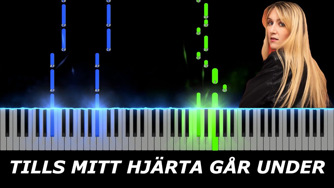 Tills mitt hjärta går under - Myra Granberg - Piano Tutorial