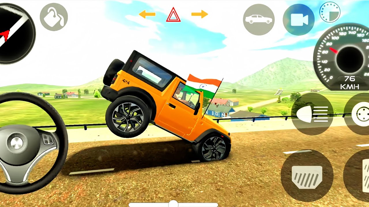 Modified Mahindra Thar 😈Games: Indian Orange Thar (Gadi Wala Games) Car Game Android Game - #2026