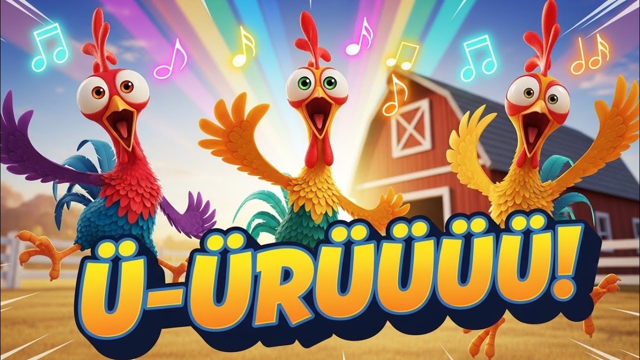 Küpeli Horozum 🐔🎵Neşeli Türkçe çocuk şarkısı ve eğlenceli .Minikler için  çok sevimli bir müzik 🌈