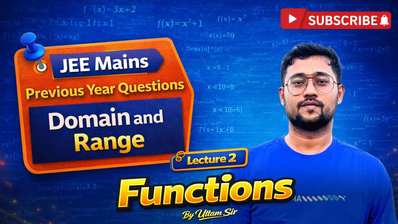 Domain and Range of function- important for jee main ,Bitsat nd other engineering examinations 