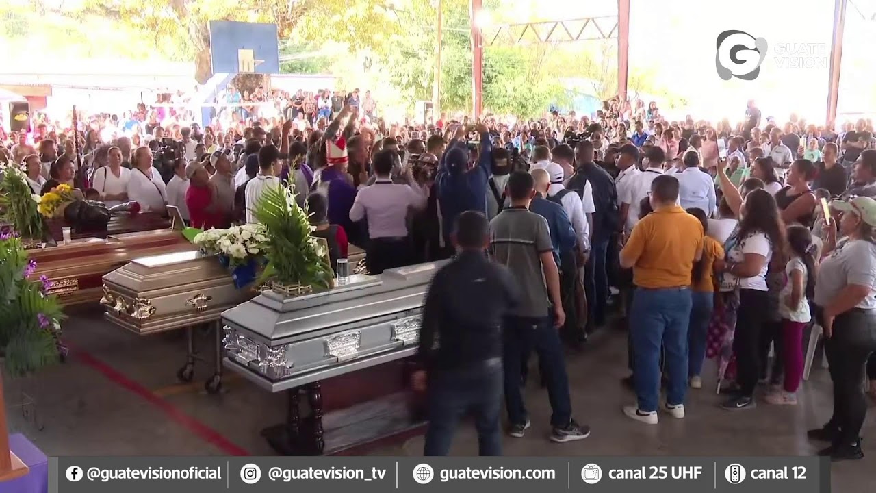 Presidente Arévalo visita Santo Domingo Los Ocotes; comunidad inhumará a 12 personas de busazo