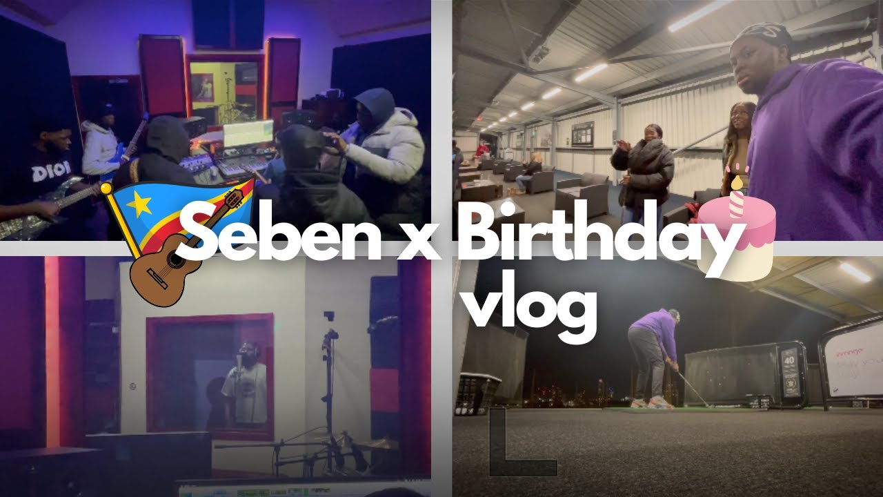 LA VIE | LIVE SEBEN RECORDING X FRIENDS 21ST BDAY | VLOG 02🇨🇩🔥