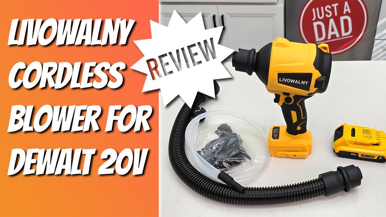LIVOWALNY Cordless Blower for DEWALT 20V Battery Review
