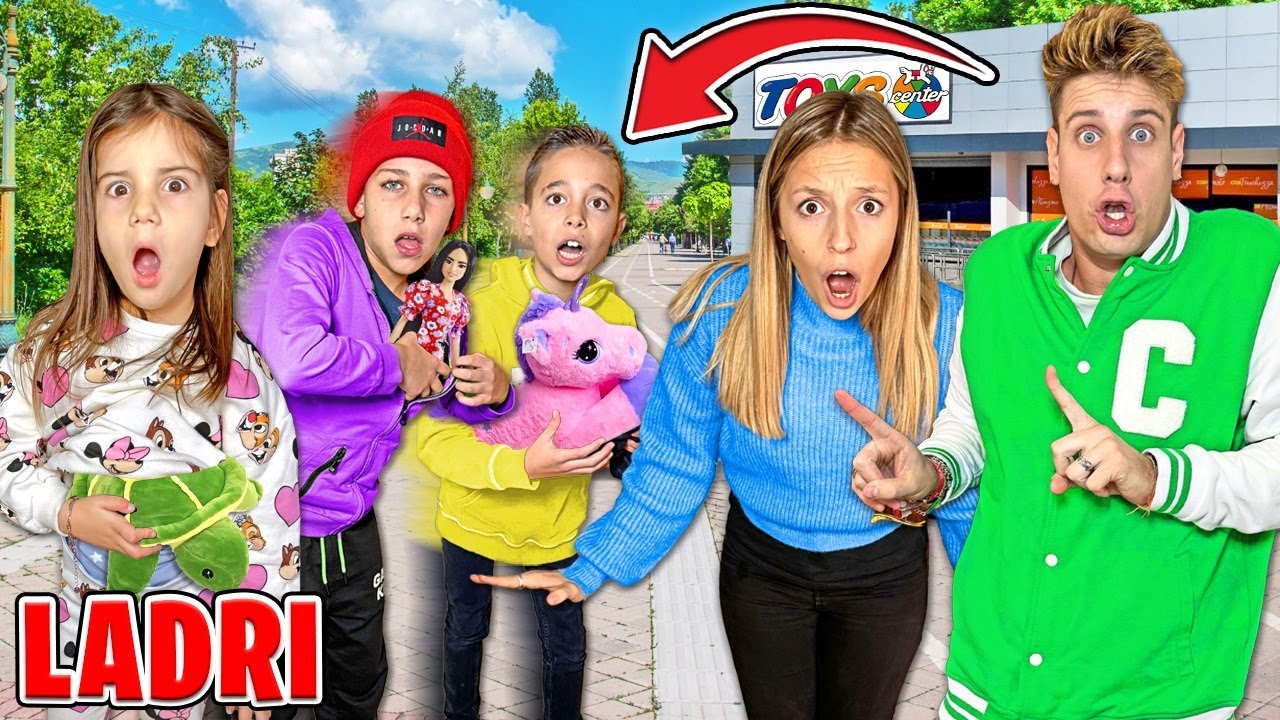 AURORA IL SUO FIDANZATO MATTIA E JHOAN ENTRA IN UN NEGOZIO E RUBA UN GIOCO E MIKE E LAURA LA SCOPRE!