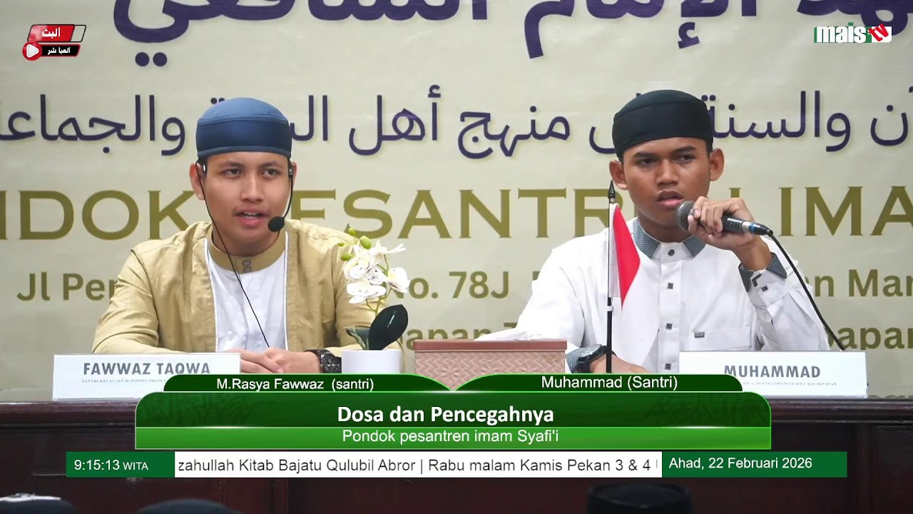 -Dosa Dan Pencegahnya-(Kultum Santri Bulan Ramadhan)