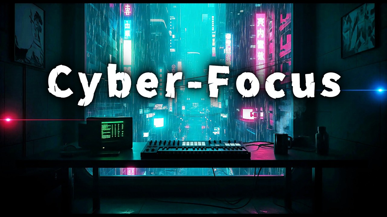 Cyber Focus • Deep Coding Music for Flow State | Futuristic Synthwave for Programmers
