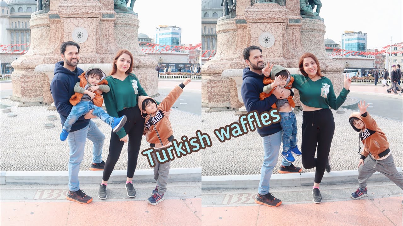 Eating turkish waffles | family time vlog