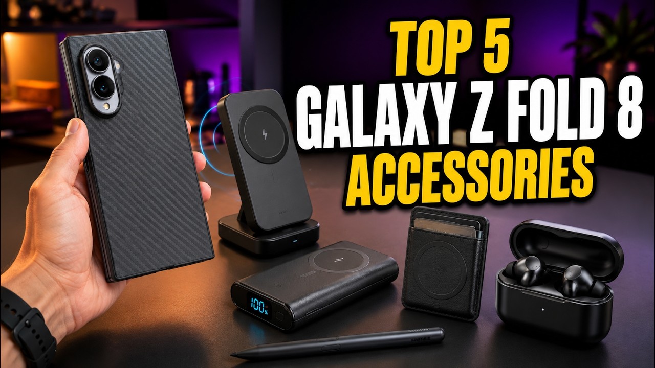 Топ-5 лучших аксессуаров для Galaxy Z Fold 8!