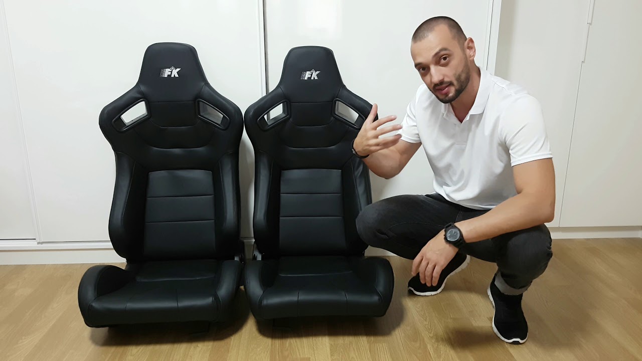 Scaune sport reglabile tip R32 sau OPC din piele ecologica