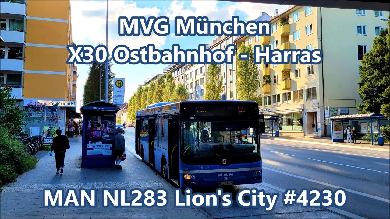 MVG München - Linie X30, MAN NL283 Lion's City #4230