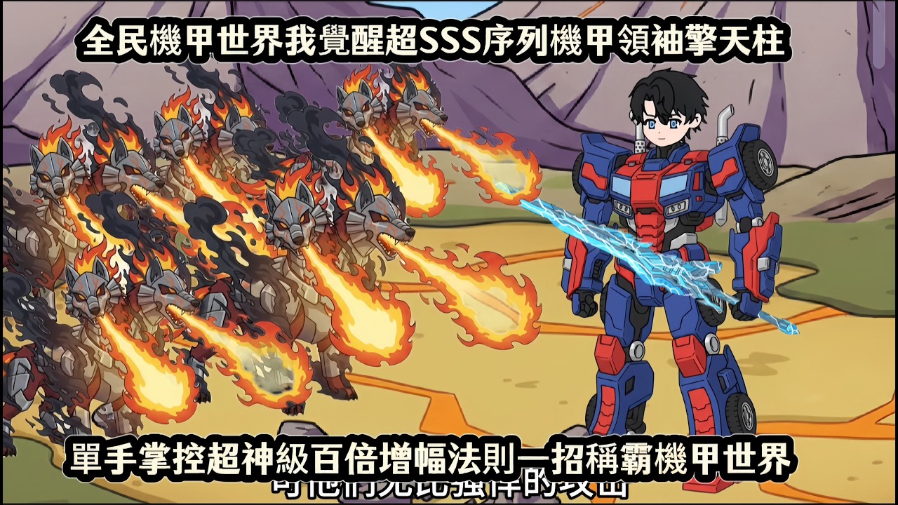 全民機甲世界我覺醒超SSS序列機甲領袖擎天柱，單手掌控超神級百倍增幅法則一招稱霸機甲世界