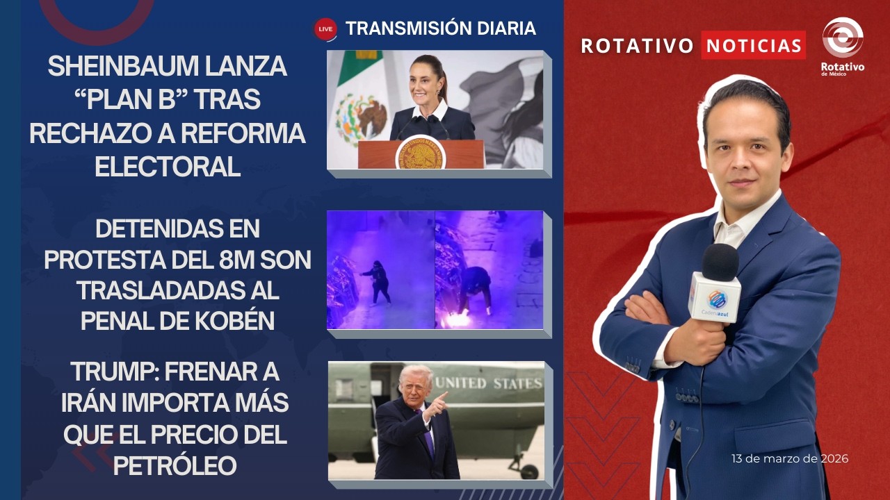 Sheinbaum presenta “Plan B” | Rotativo Noticias con Alejandro Alejandre 13 de marzo 2026