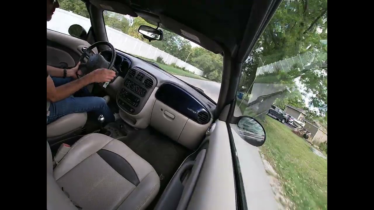 2005 CHRYSLER PT CRUISER GT TURBO CONVERTIBLE DRIVING VIDEO