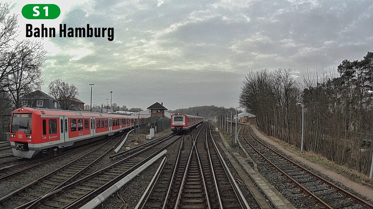 Führerstandsmitfahrt BR474 S-Bahn Hamburg S1 Airport - Blankenese [02/2019]