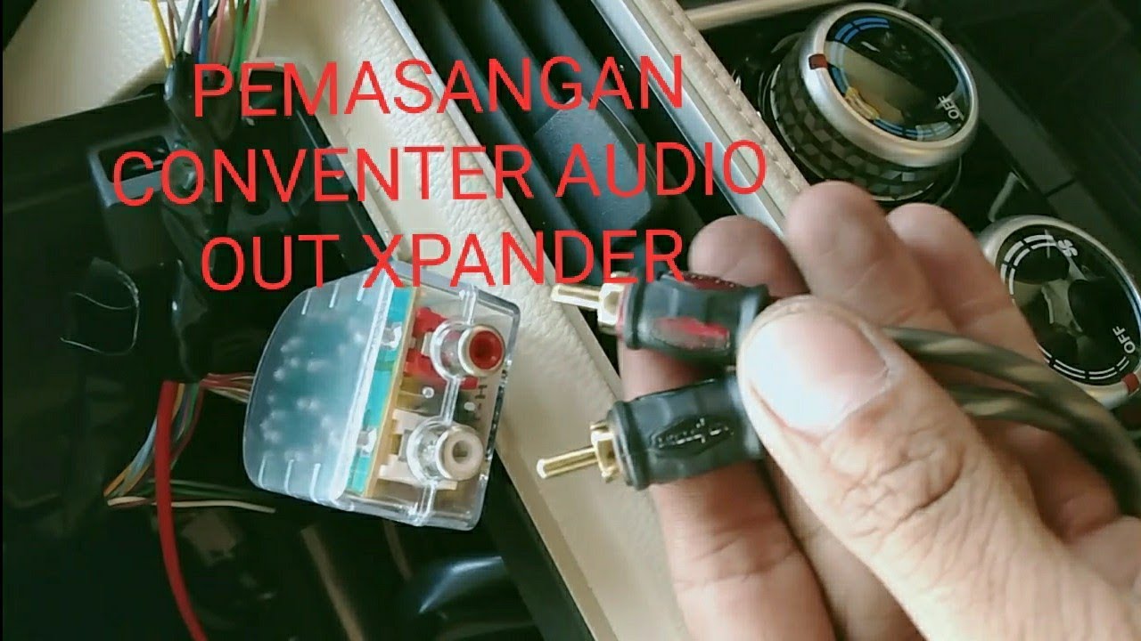 pasang RCA audio MITSUBISHI XPANDER