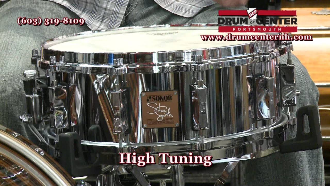 Sonor Steve Smith Cast Steel 14x5 Snare Drum